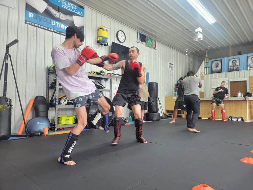 Thai Boxing class at Crossville Jiu Jitsu and Thai Boxing in Crossville, TN